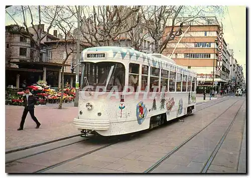 Cartes postales moderne Reseau des Tramways de Saint-Etienne Tram de Noel