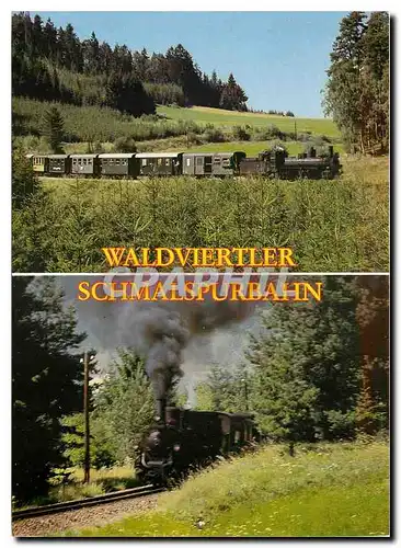 Moderne Karte Waldviertler Schmalspurbahn