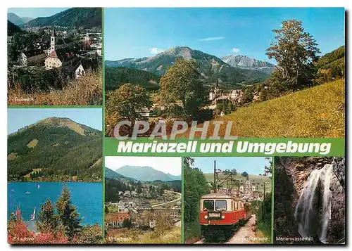 Moderne Karte Mariazell und Umgebung