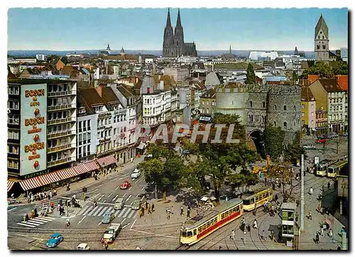 Cartes postales moderne Koeln Am Rhein Hahnentor am Rudolfplatz