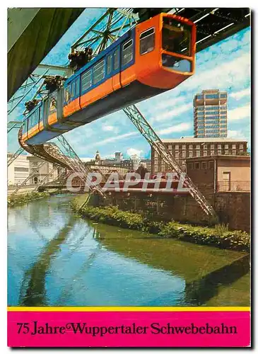 Cartes postales moderne 75 Jahre Wuppertaler Schwebebahn