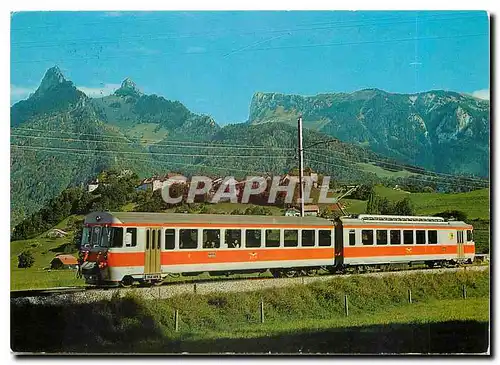 Cartes postales moderne Gruyeres. Dts de Broc Chamois et Bourgoz