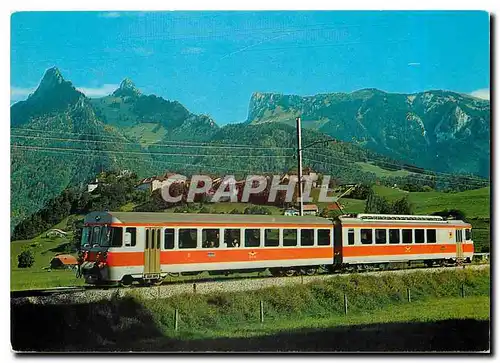 Cartes postales moderne Gruyeres. Dts de Broc Chamois et Bourgoz