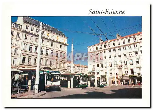 Cartes postales moderne Saint-Etienne. Place Dorian