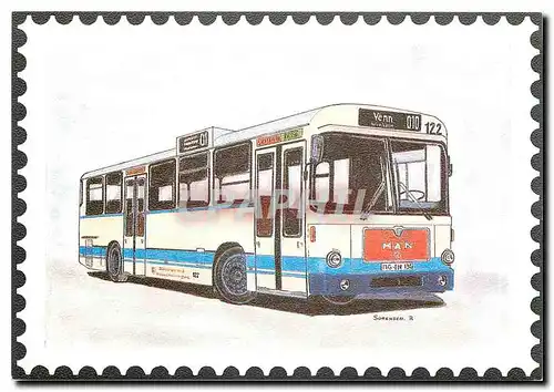 Cartes postales moderne Zweiachsiger Bus (Typ: SL 200)