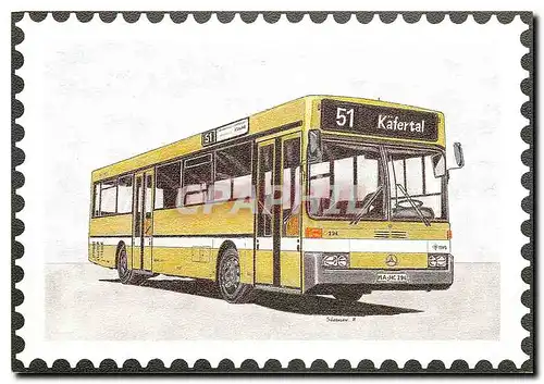 Moderne Karte Zweiachsiger Bus (Typ: 0 405)