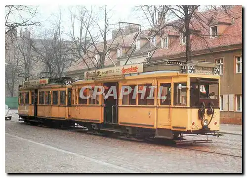 Cartes postales moderne Strassenbahntriebwagen Nr. 3587