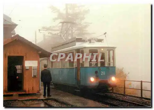 Cartes postales moderne Chemin de fer touristique Blonay-Chamby Le tram 28 ex-Lausanne a Chamby