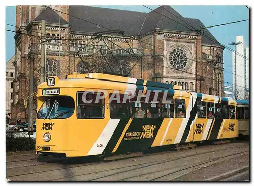 Cartes postales moderne Reklamestrassenbahnen Tw 2406