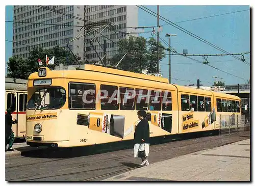 Cartes postales moderne Reklamestrassenbahnen Tw 2863