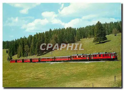 Cartes postales moderne Plateau de la Givrine avec un train exceptionnel