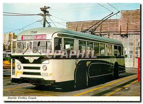 Cartes postales moderne Seattle Trolley Coach No. 795