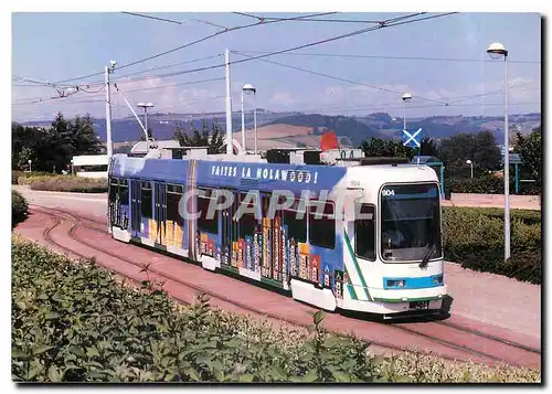 Cartes postales moderne Motrice ALSTHOM No. 904 au terminus de l'Hopital Nord le 23/06/98 pour le match Ecosse-Maroc