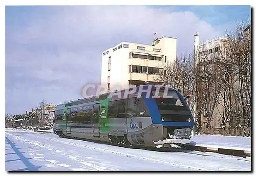 Moderne Karte ATER X 73680 pour le Puy en gare de St Etienne-Bellevue le 01/02/2003
