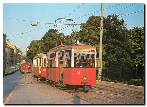 Cartes postales moderne Wiener Stadtwerke - Verkehrsbetriebe Strassenbahn-Oldtimer