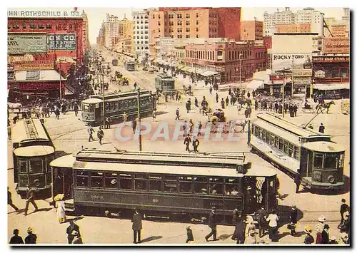 Cartes postales moderne San Francisco California. The streetcar loop at the Ferry Building