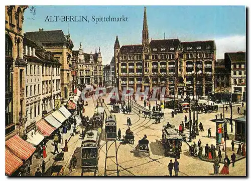 Cartes postales moderne Alt-Berlin Spittelmarkt
