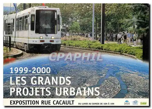 Cartes postales moderne les Grands projets urbains Tramway 199 2000 Expostion Cacault Nantes