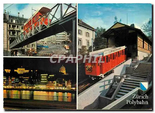 Cartes postales moderne Zuerich Polybahn