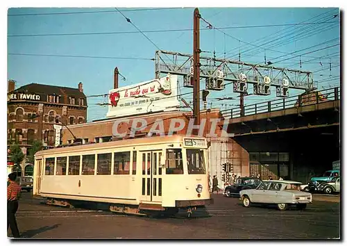 Cartes postales moderne S.N.C.V. voie metrique Ligne S