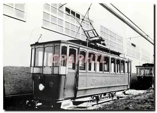 Moderne Karte verein tram-museum zuerich Motorwagen Ce 2/2 Nr. 12