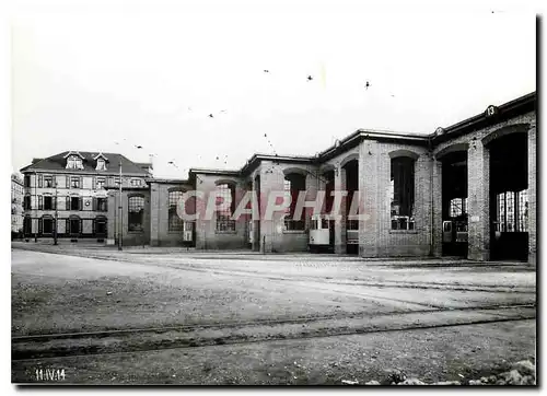 Moderne Karte verein tram-museum zuerich Das ehem. Depot Badenerstrasse aufgenommen am 11.April 1914