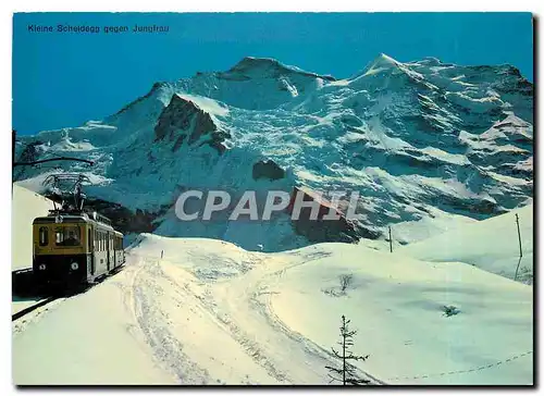 Cartes postales moderne Kleine Scheidegg gegen Jungfrau