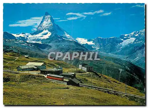 Cartes postales moderne Zermatt Riffelberg mit Matterhorn