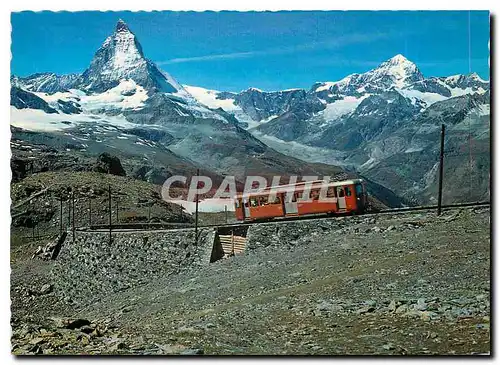 Cartes postales moderne Zermatt Gornergrat mit Matterhorn