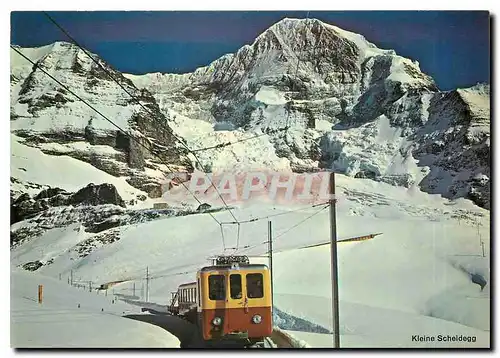 Moderne Karte Kleine Scheidegg gegen Eigergletscher und Moench