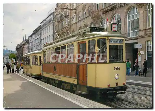 Moderne Karte Historische Strassenbahn