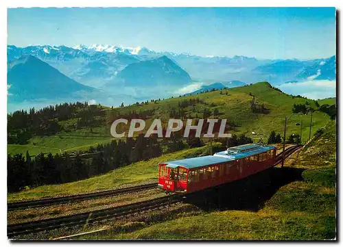 Cartes postales moderne Rigi mit Berner Alpen