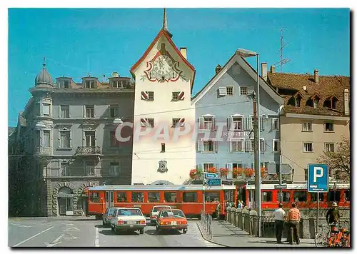 Cartes postales moderne Chur Obertor mit RhB