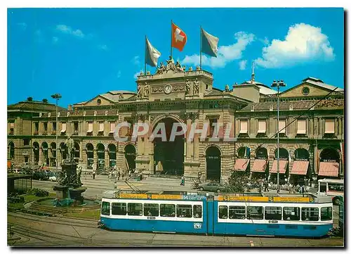 Cartes postales moderne Zuerich Bahnhofplatz