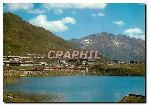 Cartes postales moderne Oberalppass 2048m mit Calmot und Piz Maler