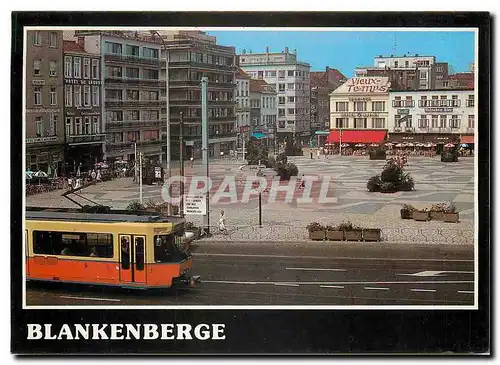 Cartes postales moderne Blankenberge Koning Leopold III plein