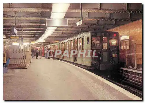 Moderne Karte Train special COPEF a Nation Ligne No.2 nuit du 24 au 25 Novembre 1990