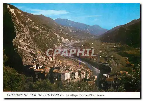 Moderne Karte Le village fortifie d'Entrevaux