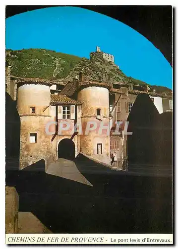 Cartes postales moderne Le pont levis d'Entrevaux