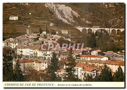 Cartes postales moderne Annot et le viaduc de la Beite