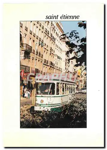 Cartes postales moderne Saint-Etienne Le tramway