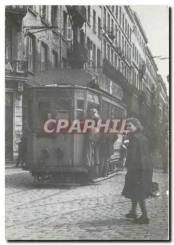 Cartes postales moderne Motrice TE rue de la Republique en 1944