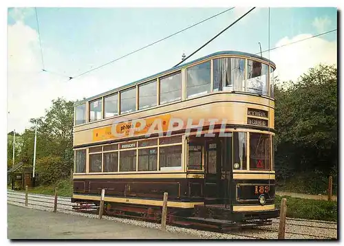 Moderne Karte Totally-Enclosed Tramcar No.189 built in 1934 and formerly operated by Sheffield Corporation