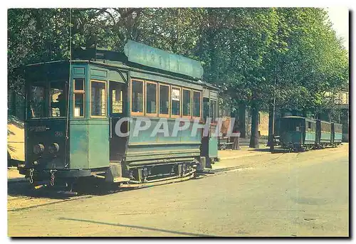 Moderne Karte Tramways de St Etienne  La Rivi�re le 15/04/1952