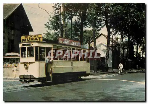 Cartes postales moderne Tramways de Fontainebleau  Avenue de La Gare - Place Orloff en 1953