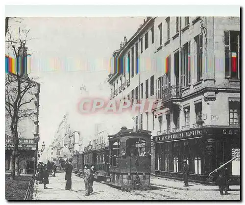 Moderne Karte Tramways de Saint-�tienne  rue Gambetta