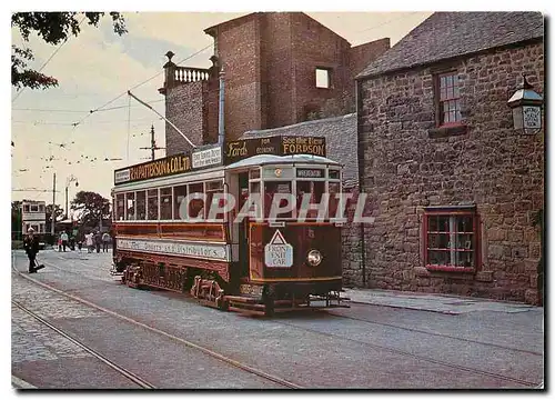 Moderne Karte The National Tramway Museum  Crich  Maltock  Derbyshire