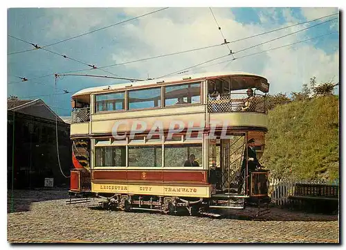 Moderne Karte The National Tramway Museum  Crich  Maltock  Derbyshire