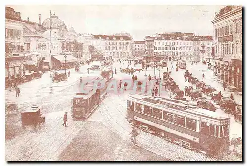 Cartes postales moderne Nice. La Place Mass�na vers 1912