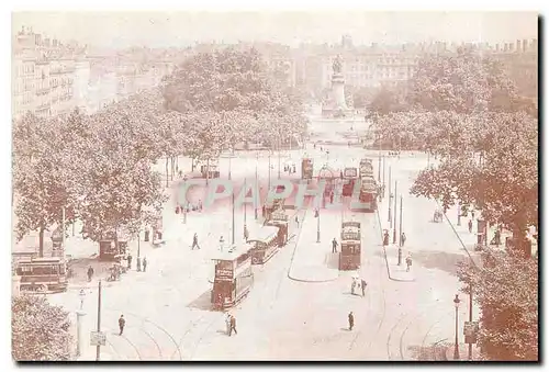 Moderne Karte Lyon. Le terminus du Cours de Verdun en 1913